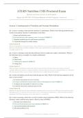 ATI RN NUTRITION CMS PROCTORED EXAM 2026&sol;2027 &vert; Forms A & B with NGN Questions & Verified Answers &vert; Pass Guaranteed - A&plus; Graded&NewLine;&NewLine;