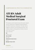 ATI RN ADULT MEDICAL SURGICAL PROCTORED EXAM 2026&sol;2027 &vert; Latest NGN Questions & Answers &vert; Version 1-4 &vert; Pass Guaranteed - A&plus; Graded&NewLine;&NewLine;
