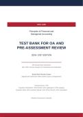 WGU D196 TEST BANK 2026&sol;2027 &vert; OA & Pre-Assessment Review &vert; 250 Actual Exam Questions & Answers &vert; Pass Guaranteed - A&plus; Graded&NewLine;&NewLine;
