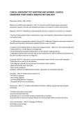CLINICAL ASSESSMENT TEST QUESTIONS AND ANSWERS &vert; CLINICAL ASSESSMENT STUDY GUIDE & PRACTICE TEST 2026&sol;2027