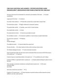 CRNI EXAM QUESTIONS AND ANSWERS &vert; CERTIFIED REGISTERED NURSE INFUSION &lpar;CRNI&reg;&rpar; CERTIFICATION STUDY GUIDE & PRACTICE TEST 2026&sol;2027