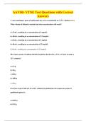 AAVSB- VTNE Test Questions with Correct&NewLine;Answers