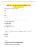 AAVSB- VTNE Practice Questions with&NewLine;Correct Answers