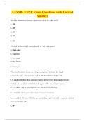 AAVSB- VTNE Exam Questions with Correct&NewLine;Answers
