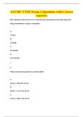 AAVSB- VTNE Exam 1 Questions with Correct&NewLine;Answers