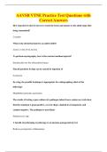AAVSB VTNE Practice Test Questions with&NewLine;Correct Answers
