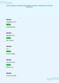 CINTAS SSR FINAL PAPER EXAM QUESTIONS ACCURATE ANSWERS FULL SOLUTION&NewLine;FORM TWO