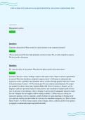 CINTAS SSR UPDATED ACTUAL EXAM QUESTIONS CORRECT ANSWERS GRADED A PLUS