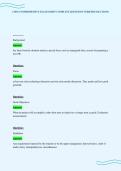 CIPM COMPREHENSIVE EXAM SCRIPT COMPLETE QUESTIONS VERIFIED SOLUTIONS