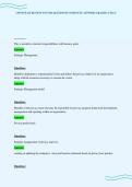 CIPM EXAM REVIEW SOLVED QUESTIONS COMPLETE ANSWERS GRADED A PLUS