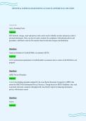 CIPM FINAL PAPER EXAM QUESTIONS ACCURATE ANSWERS FULL SOLUTION
