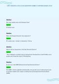 CIPP 3 UPDATED ACTUAL EXAM QUESTIONS CORRECT ANSWERS GRADED A PLUS