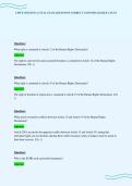 CIPP 8 UPDATED ACTUAL EXAM QUESTIONS CORRECT ANSWERS GRADED A PLUS