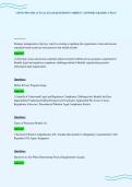 CIPM UPDATED ACTUAL EXAM QUESTIONS CORRECT ANSWERS GRADED A PLUS