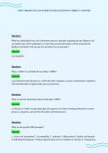 CIPP E PREMIUM EXAM PAPER TESTED QUESTIONS CORRECT ANSWERS
