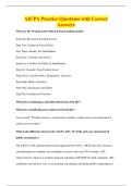 AICPA Practice Questions with Correct&NewLine;Answers