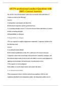 AICPA professional conduct Questions with&NewLine;100&percnt; Correct Answers
