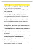 AICPA Questions with 100&percnt; Correct Answers