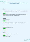 CISSN AUTHORITATIVE EXAMINATION BUNDLE ACTUAL TEST PAPER QUESTIONS&NewLine;CORRECT ANSWERS GRADED A PLUS