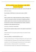 BCO troubled areas Questions with 100&percnt;&NewLine;Correct Answers