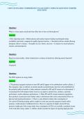 CISSN STUDYGUIDE COMPREHENSIVE EXAM SCRIPT COMPLETE QUESTIONS VERIFIED&NewLine;SOLUTIONS