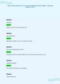 CISSN STUDYGUIDE EXAM ACTUAL TEST PAPER QUESTIONS CORRECT ANSWERS&NewLine;GRADED A PLUS