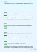 CISSN STUDYGUIDE EXAM FINAL PAPER VERIFIED QUESTIONS ACCURATE SOLUTIONS