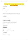 COMSAE 107 section 1 Questions with 100&percnt;&NewLine;Correct Answers