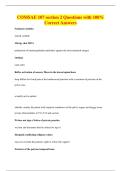 BUNDLE OF  COMSAE 107  QUESTIONS WITH 100&percnt; CORRECT ANSWER