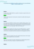 CITI TRAINING QUIZ QUESTION AND ANSWE 2 UPDATED ACTUAL EXAM QUESTIONS&NewLine;CORRECT ANSWERS GRADED A PLUS