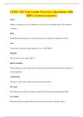 COSC 325 Unit Guide Overview Questions with&NewLine;100&percnt; Correct Answers