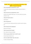 COSC-325 exam 2 mechanical Questions with&NewLine;100&percnt; Correct Answers