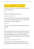 Cvent Event Management Certification&NewLine;Questions with 100&percnt; Correct Answers