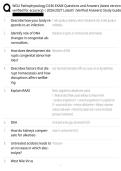 WGU Pathophysiology D236 EXAM Questions and Answers &lpar;latest version verified for accuracy&rpar; &vert; 20262027 Latest&excl;&excl; &lpar;Verified Answers&rpar; Study Guide