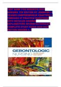 TEST BANK FOR GERONTOLOGIC NURSING 7TH EDITION BY JENNIFER J&period; YEAGER COMPREHENSIVE CHAPTERS 1 THROUGH 27 PRACTICE QUESTIONS WITH DETAILED ANSWER EXPLANATIONS REVIEW RATIONALES COMPLETE STUDY GUIDE 2026 2027 EDITION GRADED A &plus;