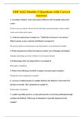 EDF 6222 Module 5 Questions with Correct&NewLine;Answers
