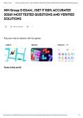 NIH Group D EXAM&comma; &sol;GET IT 100&percnt; ACCURATE&excl;&excl; 2026&excl;&excl; MOST TESTED QUESTIONS AND VERIFIED SOLUTIONS&NewLine;&NewLine;&NewLine;