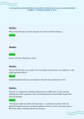 CITI TRAINING QUIZ QUESTION AND ANSWE 5 UPDATED ACTUAL EXAM QUESTIONS&NewLine;CORRECT ANSWERS GRADED A PLUS