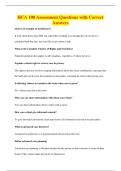 BUNDLE OF HCA 100 QUESTIONS WITH 100&percnt; CORRECT ANSWERS