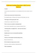 Hydronic heating Questions with Correct&NewLine;Answers