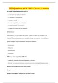 IHS Questions with 100&percnt; Correct Answers