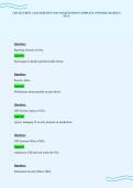CJIS SECURITY 2 EXAM REVIEW SOLVED QUESTIONS COMPLETE ANSWERS GRADED A&NewLine;PLUS