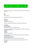 NBE Study Questions-Preparation for Disposition Questions with Solutions