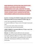 NAMS MENOPAUSE CERTIFICATION EXAM UPDATED 2026 &vert; COMPLETE QUESTIONS & VERIFIED ANSWERS &vert; COMPREHENSIVE STUDY GUIDE&comma; EXAM PREP TEST BANK&comma; MENOPAUSE MANAGEMENT&comma; PERIMENOPAUSE&comma; HORMONE THERAPY&comma; WOMEN'S HEALTH&comma; VASOMOTOR SYMPTOMS&comma; GENITOURINARY COMPLET
