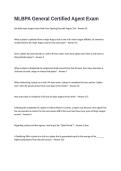 MLBPA General Certified Agent Exam Questions and Answers