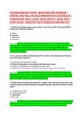 ACS BIOCHEMISTRY EXAM&ndash; QUESTIONS AND ANSWERS &vert; VERIFIED AND WELL DETAILED ANSWERS PLUS RATIONALES &vert; GUARANTEED PASS &vert; LATEST EXAM UPDATE &vert; EXAM PREP &vert; STUDY GUIDE &vert; PRACTICE TEST&vert; DOWNLOAD INSTANT PDF 