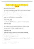 NAMS Test Questions with 100&percnt; Correct&NewLine;Answers