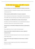NAMS 2026 Questions with 100&percnt; Correct&NewLine;Answers