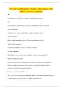 NAMS Certification Practice Questions with&NewLine;100&percnt; Correct Answers