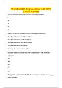 NCCER 26201 Test Questions with 100&percnt;&NewLine;Correct Answers